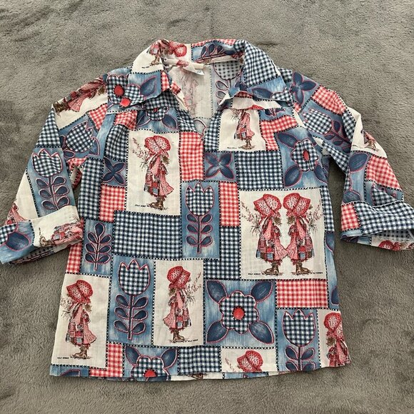 Holly Hobbie Other - Vintage Holly Hobbie Shirt Blouse Youth Kids Girls size 12